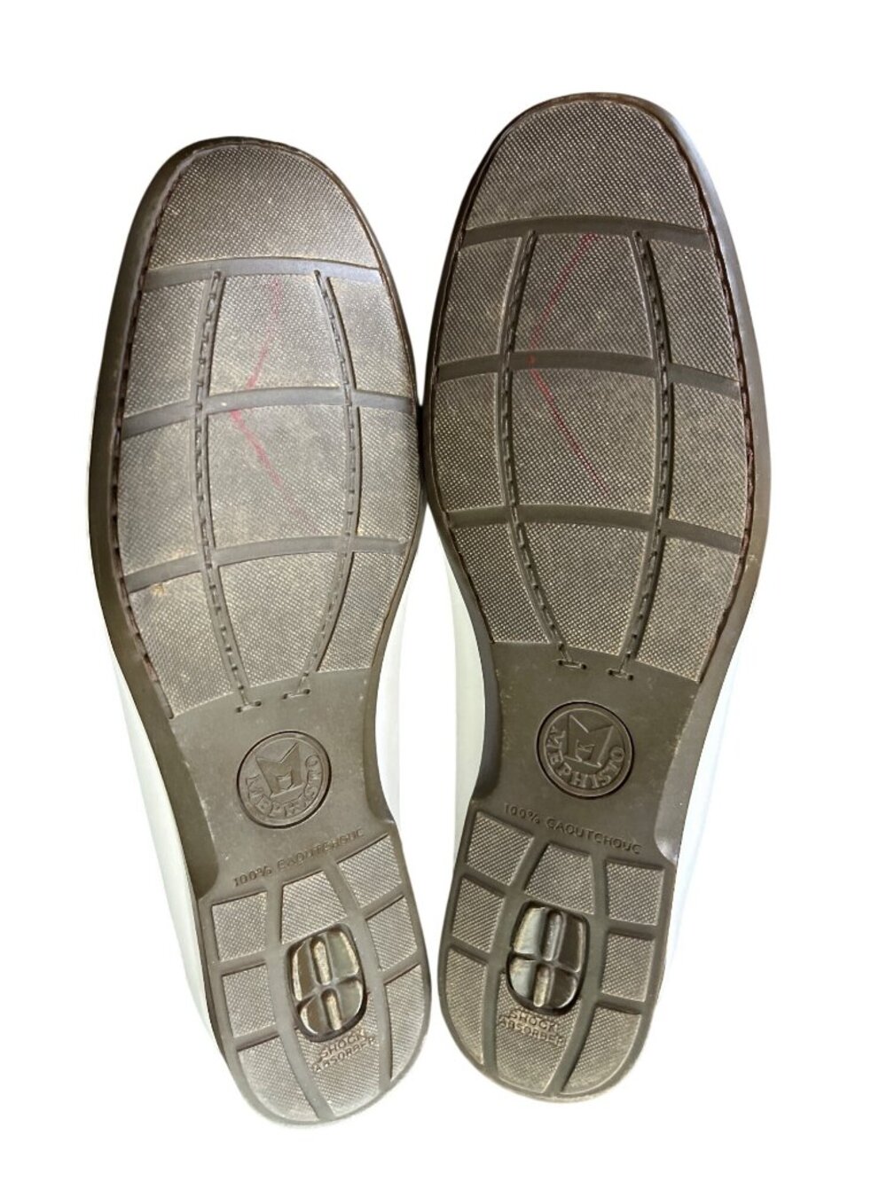 Mephisto Womens Size 9 Janet Penny Loafers Cool-Air White Tan Leather Slip-On - Picture 6 of 9